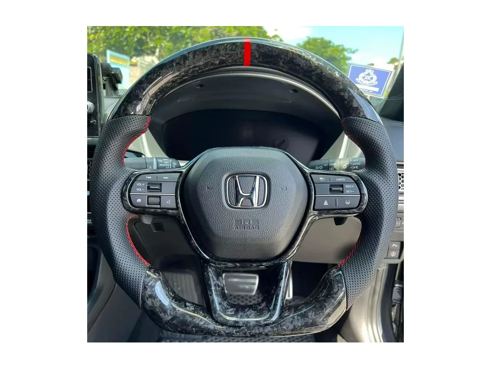 Honda Civic Sport Carbon Fiber Wheel — Custom Steering Wheel